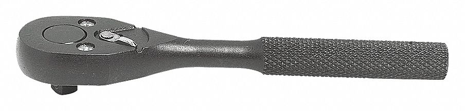 HAND RATCHET, 10 IN, BLACK OXIDE, 1/2 IN