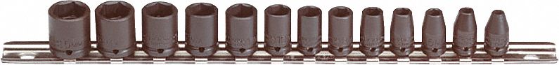 SET SOCKET IMPACT 1/4DR 13PC ME