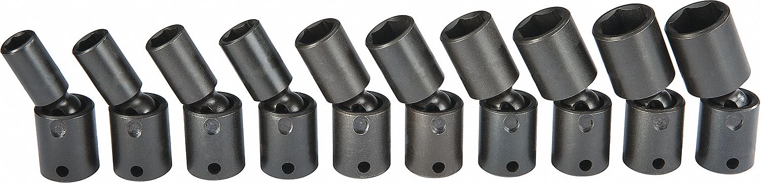 SET SOCKET 10PC 3/8DR DEEP