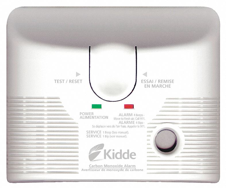 KIDDE DETECTEUR FUMEE A/PILE 10ANS 120V - Détecteurs de monoxyde