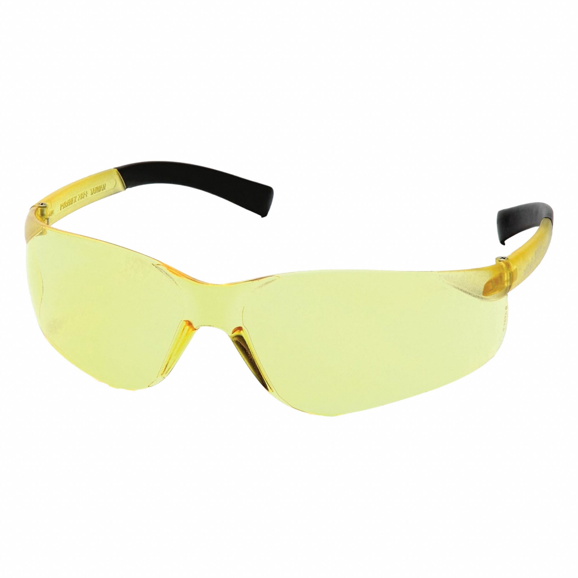 LUNETTES DE PROTECTION, ENVELOPPANTE, POLYCARBONATE, ANTIRAYURES, AMBRE, CSA, UV, UNISEXE