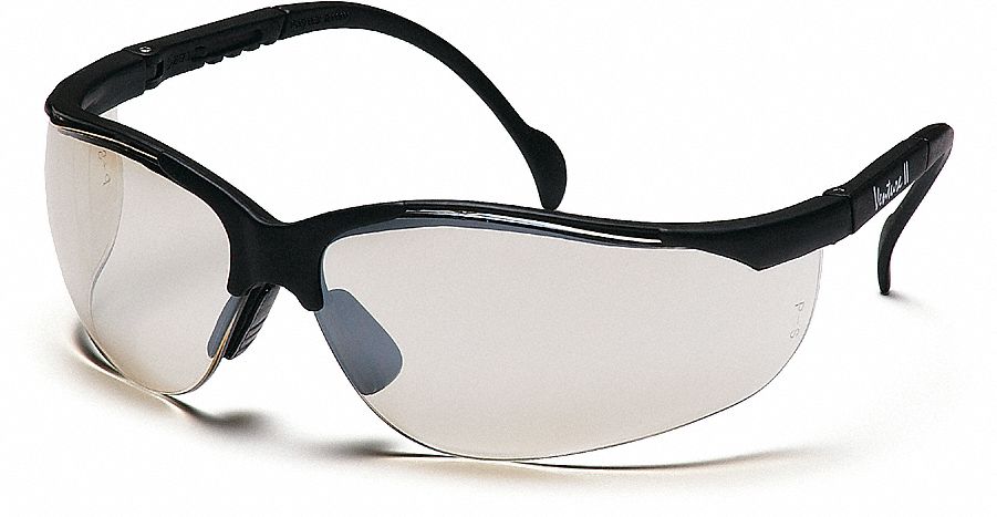LUNETTES DE PROTECTION, DEMI-MONTURE, ENVELOPPANTE, NYLON 6,6/PC, ANTIBUÉE, NR, I/E, MIROIR, M, CSA, UNISEXE