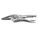 LOCKING PLIER, LONG NOSE, LEVER, 2¾ IN MAX JAW OPENING, 9 IN OVERALL L, 2⅛ IN JAW L