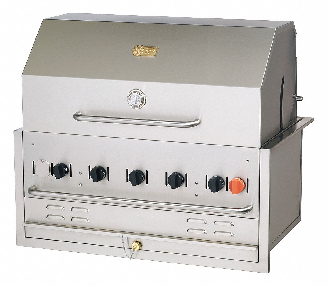 12H002 - Built-In Grill Natural Gas 5 Burners