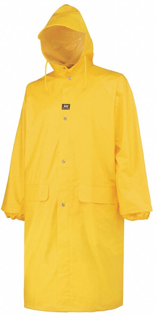 impermeable amarillo hombre