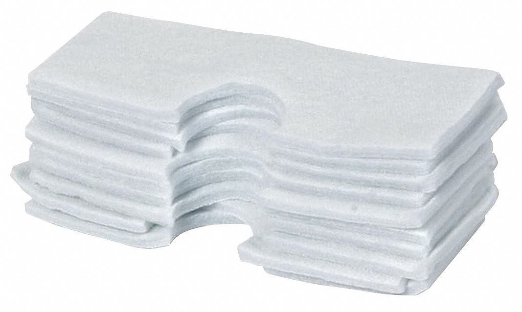 Vacuum Filter: Tennant, 1063189/V-DMU-14/V-SMU-14, Std, Dry, Polypropylene