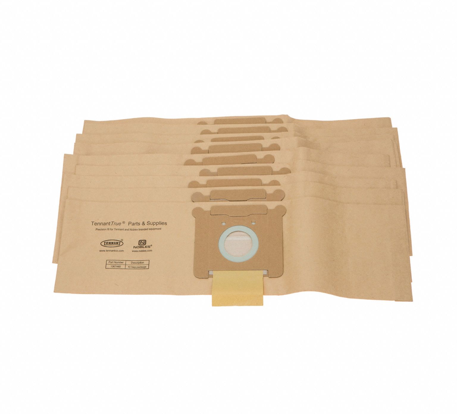TENNANT Vacuum Bag, Paper, 1Ply, Standard Bag Filtration Type, For