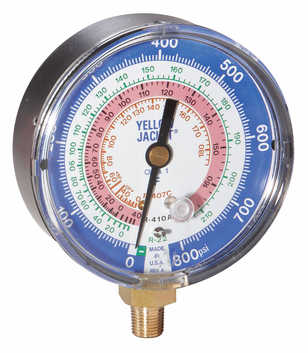 PRESSURE GAUGE,LOW SIDE,3-1/8 IN