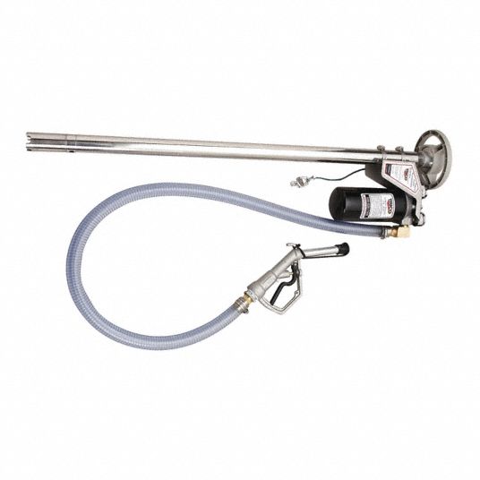 Drum Pump Filtration System, 10 micron Primary Filter Rating Grainger