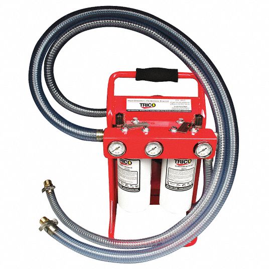 TRICO Hand Held Hydraulic Filter Unit, 7,500 SUS Max. Fluid Viscosity, 85 psi, 1 gpm, Microglass