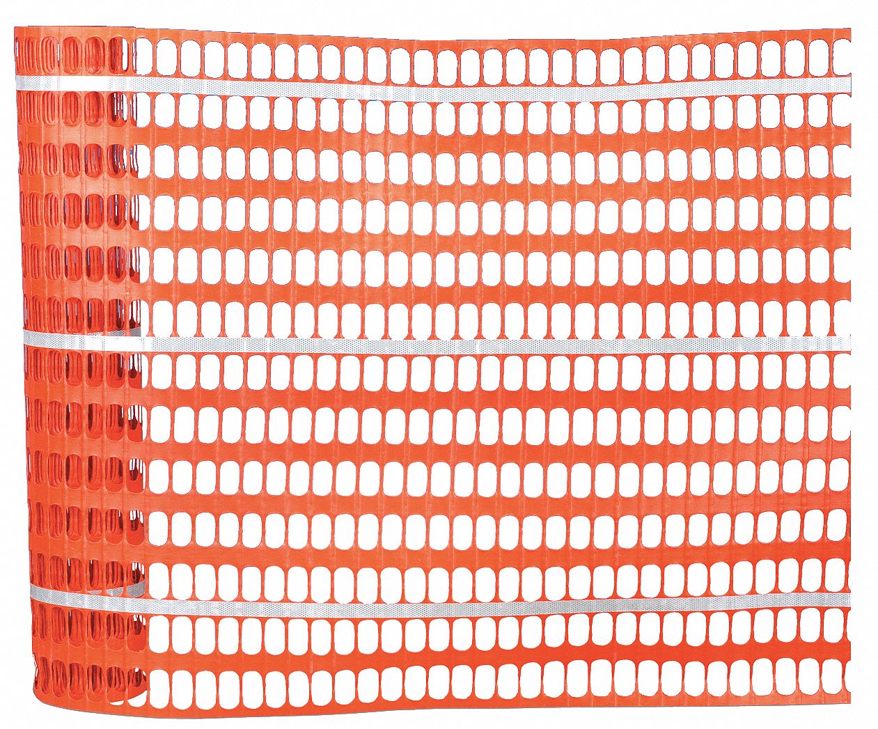 SAFETY FENCE,MESH,BARRIER/OVAL/200 LB STRENGTH,ORNG,50X4FT/2X1 1/2 IN MESH,HDPE MATERIAL