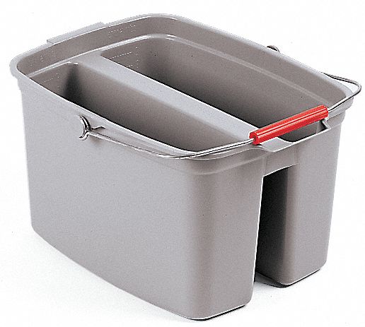 DOUBLE PAIL, GREY, 19 QT