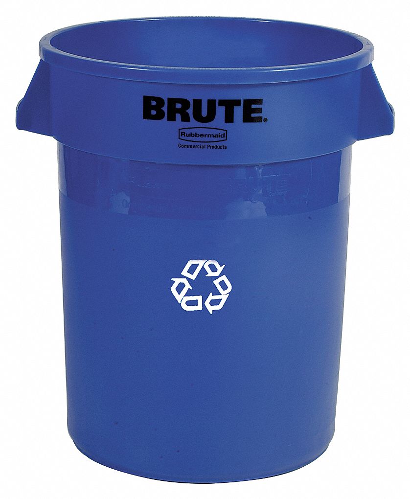 CONTENANT RECYCLAGE LOGO BRUTE BLEU