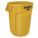 POUBELLE RONDE BRUTE 32GAL JAUNE