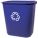 BASKET WASTE RECYCLE IMPRINT BLUE