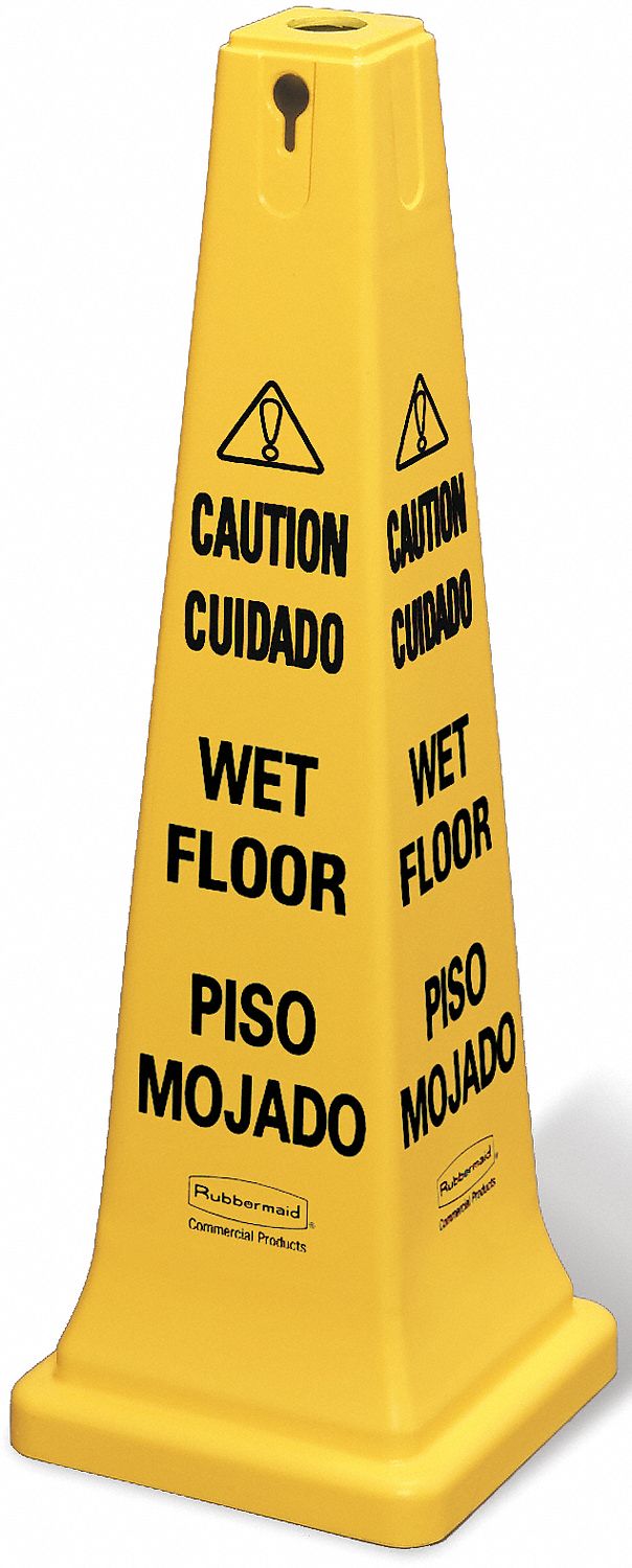 CONE SAFETY 36IN CAUTION WET FLOOR