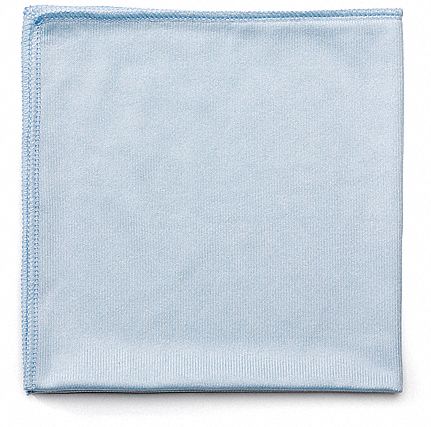 CLEANING CLOTH, BATHROOM, SCRUBBING STRIPS, BLUE, 16 X 16 IN., MICROFIBRE, PK 12