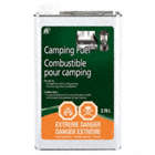 CAMPING FUEL, FOR LANTERNS/GAS STOVES/CATALYTIC HEATERS, CLEAR, CAN 3.78 LITRE, PETROLEUM DISTILLATE