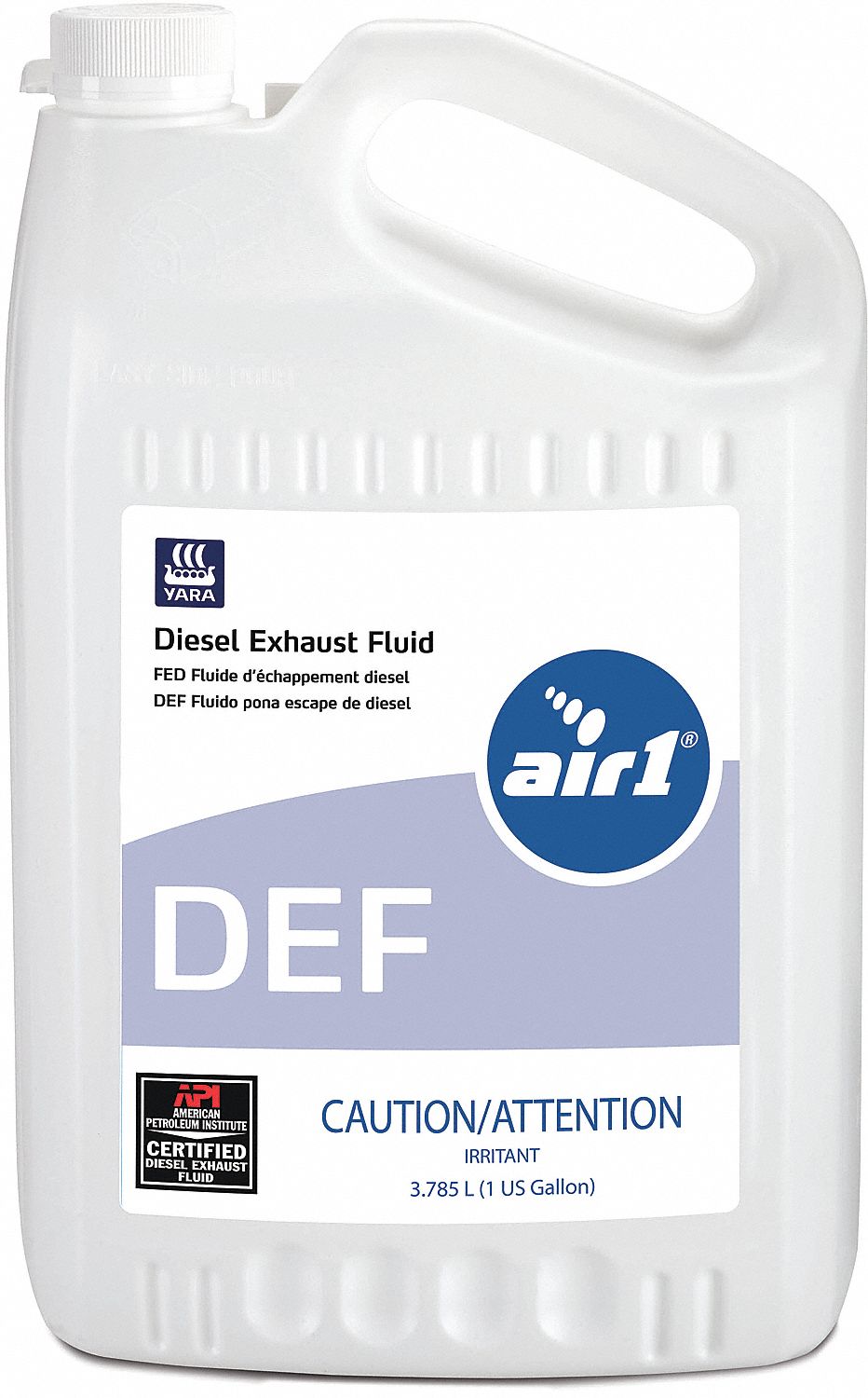 DIESEL EXHAUST FLUID, NON-HAZARDOUS/TOXIC/FLAMMABLE, FREEZING POINT -11 ° C, 3.78 LITRES