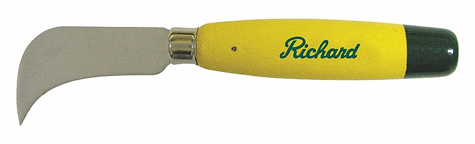 FLOORING UTILITY KNIFE, YELLOW/GREEN, 6 1/2 X 1 1/2 IN, 3/4 IN THICK, POLYPROPYLENE/CHROME VANADIUM