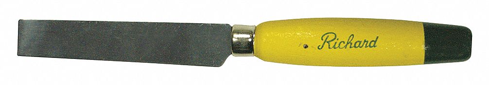 UTILITY KNIFE, SQUARE POINT, YELLOW/GREEN, 8 X 1/2 IN, 3/4 IN THICK. CARBON STEEL BLADE.