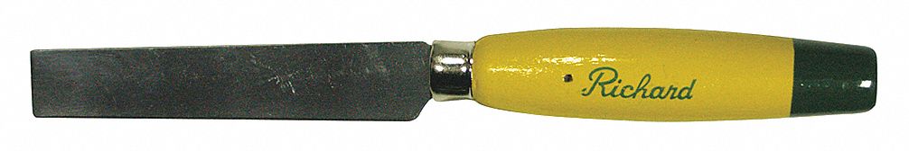 UTILITY KNIFE, SQUARE POINT, YELLOW/GREEN, 8 X 1/2 IN, 3/4 IN THICK. CARBON STEEL BLADE.