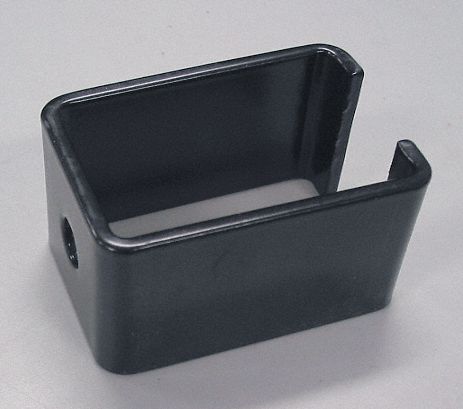 TRACK BRACKET, BLACK, 18 X 31 X 3/16 IN, ENAMEL/STEEL