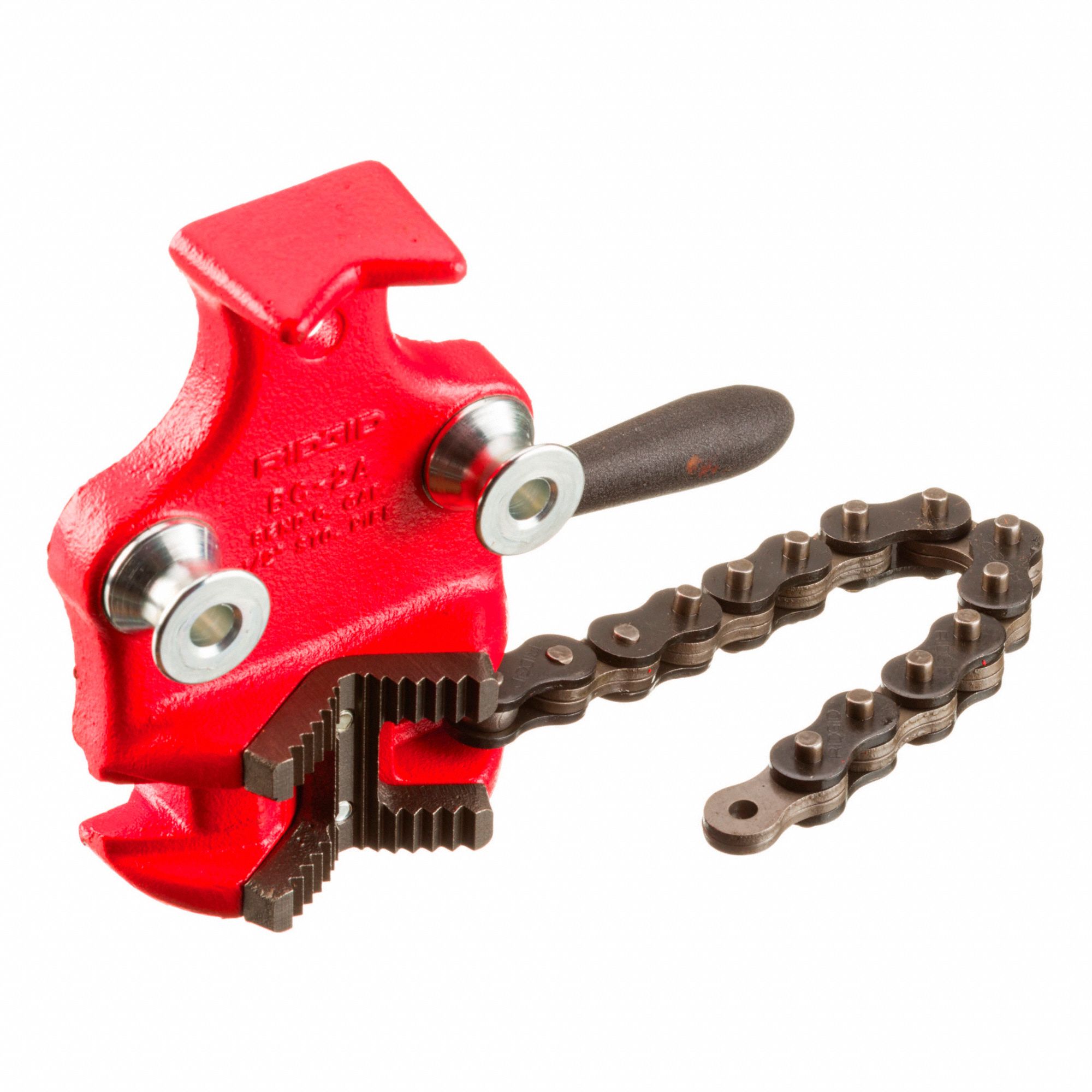 VISE, BENCH CHAIN, MODEL BC2A, TOOTHLESS JAWS, 1/8 IN-2 IN CAPACITY, CAST IRON/ALLOY STEEL/NEOPRENE