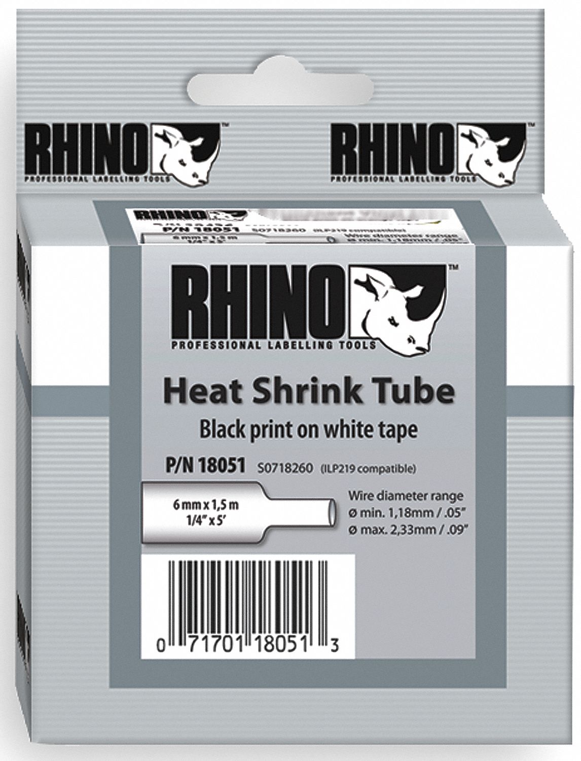 RHINO 1IN WHITE HST-24MM