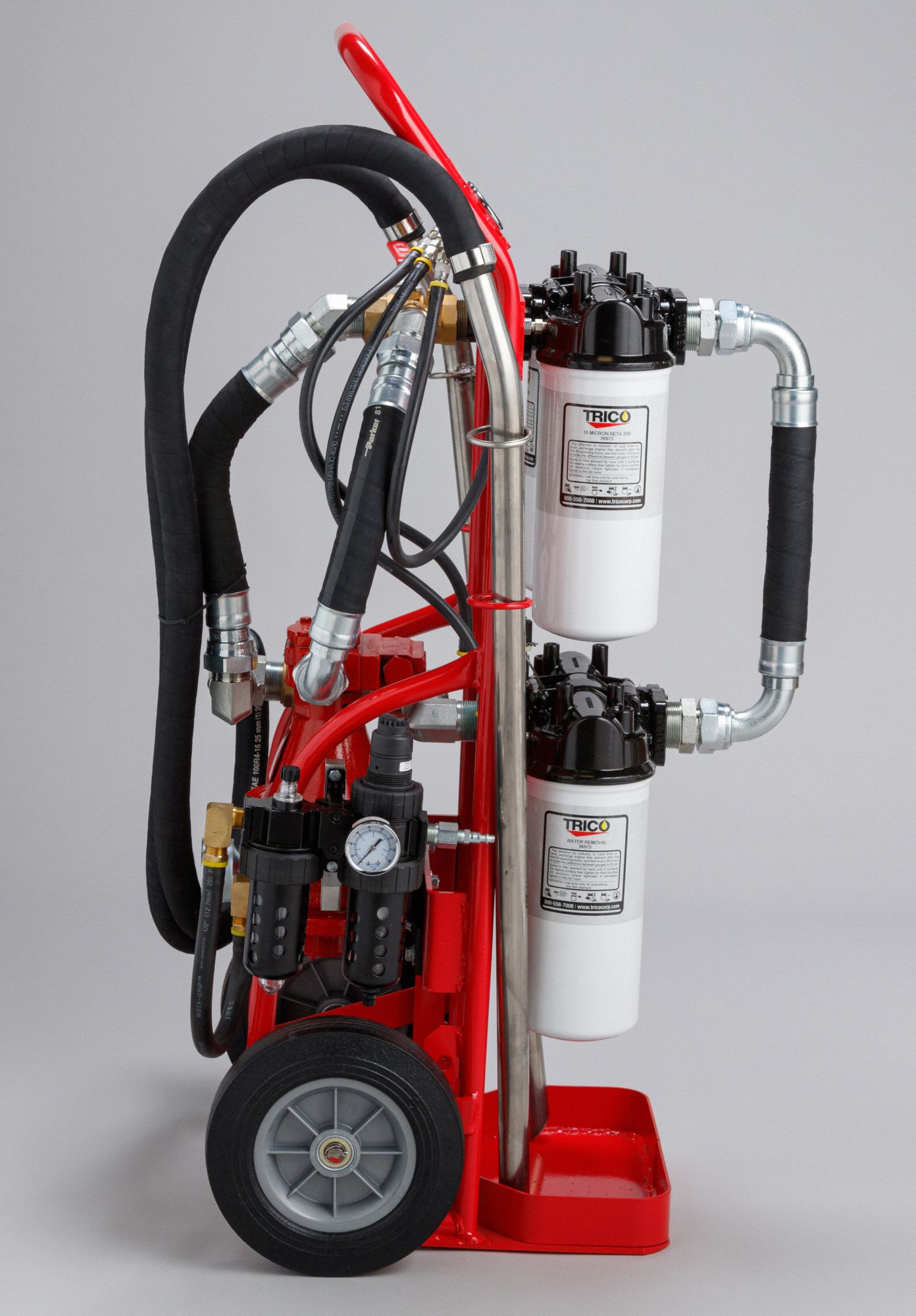 TRICO Hydraulic Oil Filter Cart 3 gpm Max. Flow, 100 psi Max. Pressure