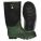 MEN'S BOOTS, SZ 9, RUBBER/COTTON CANVAS/STEEL TOE/PLATE, BLACK/GREEN, CSA/ASTM, 18KV