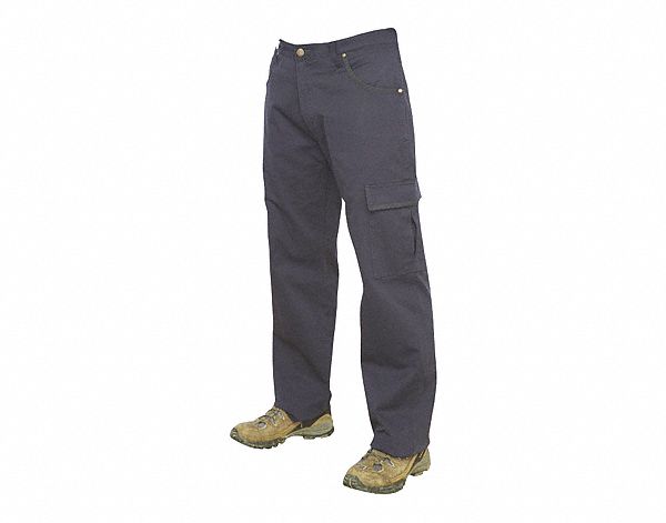 TOUGH DUCK MEN'S 6010 WORK PANTS, BLACK, 334 X 32 IN, REGULAR FIT, ZIPPER,  COTTON/SPANDEX FLEX - Work Pants, Overalls & Shorts - RIC6010-34WX32LBLK