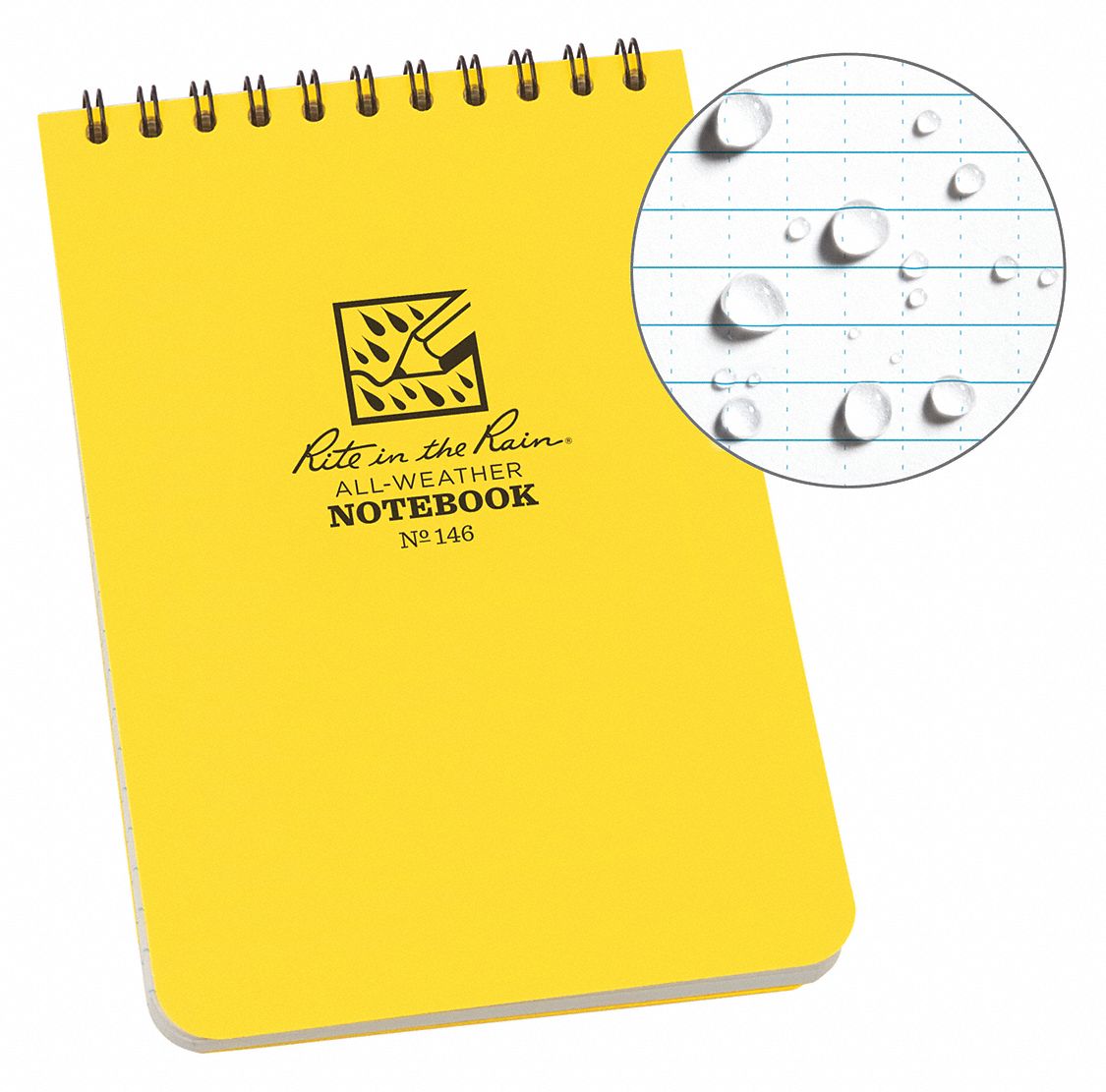 NOTEBOOK  POCKET YELLOW 4X6