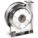 SPRING RETURN HOSE REEL: 50 FT (½ IN I.D.), 500 PSI MAX, STAINLESS STEEL, SILVER