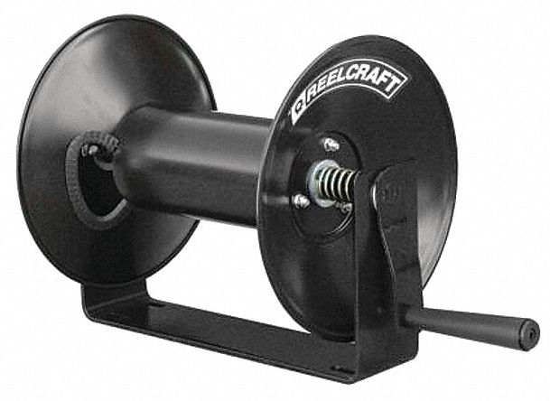LIGHT DUTY HOSE REEL, 150 °  F, POWDER COATED FINISH, 21⅛ IN L, 10½ IN W, 11½ IN H, 300 PSI, HOSE NOT INCLUDED