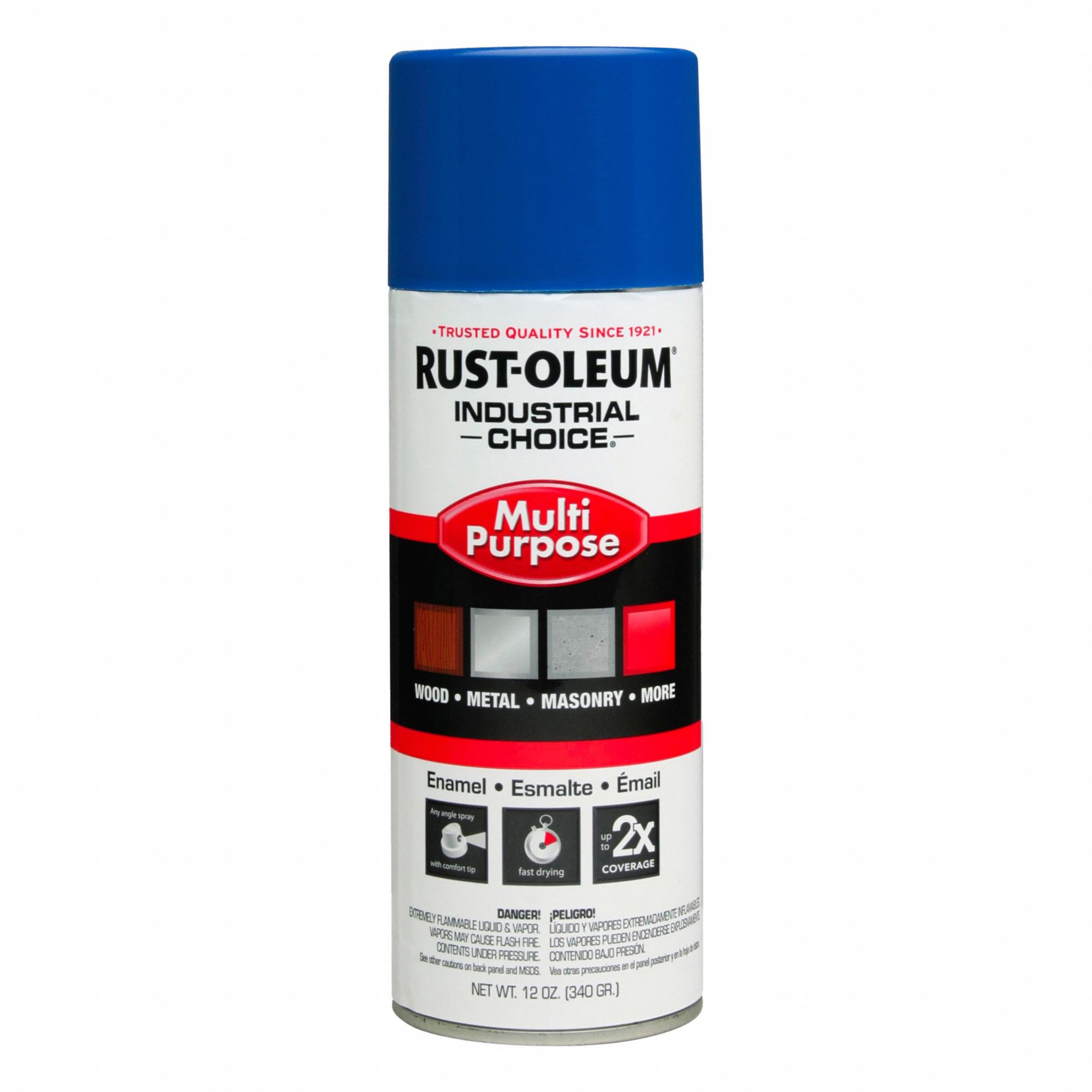 PAINT AEROSOL SAFETY BLUE 12OZ