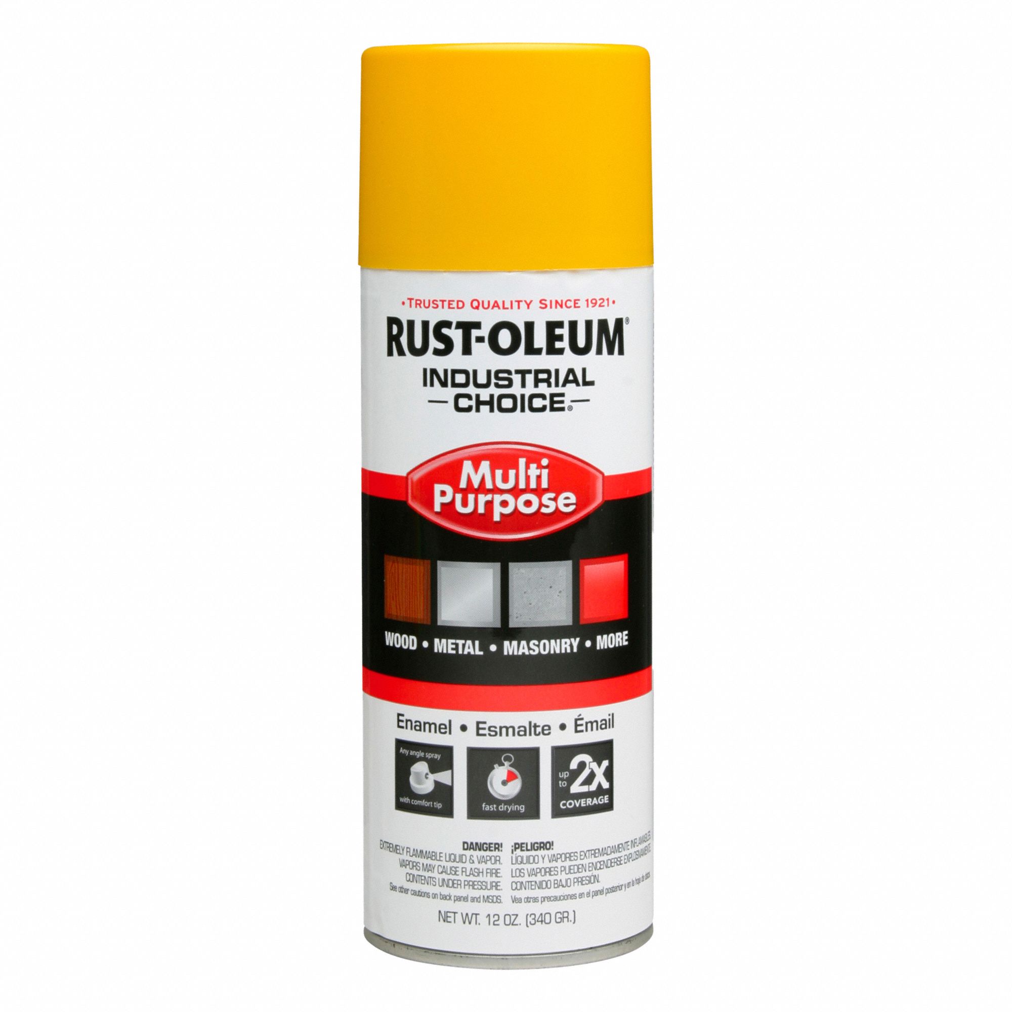 PAINT AEROSOL SAFETY YELLOW 12OZ