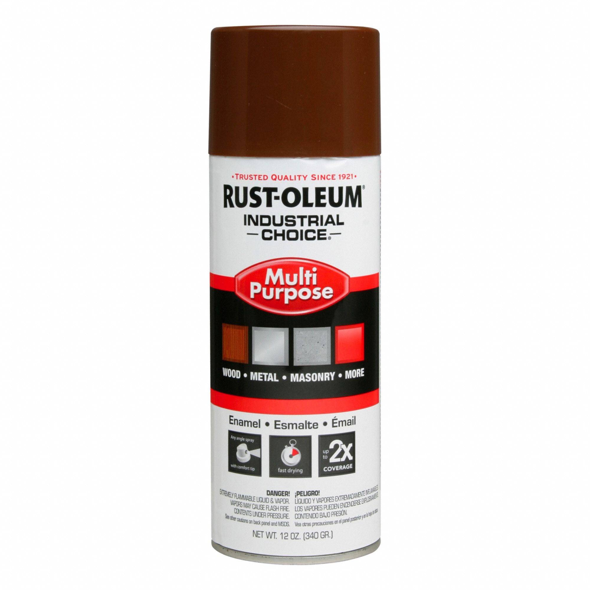 PAINT AEROSOL LTHRER BROWN 12OZ