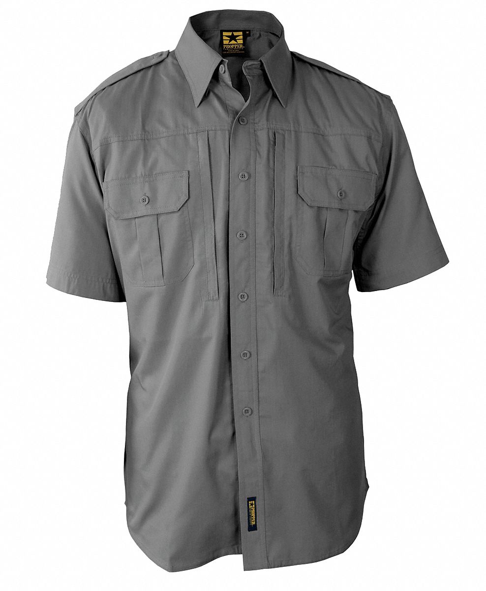 Propper Tactical Shirt Short Sleeve L Tactical Shirt Short Sleeve 12k213f531150020l Grainger