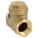 SWING CHECK VALVE, SWING, INLINE VALVE BODY, ½ IN PIPE, FNPT X FNPT, BRASS