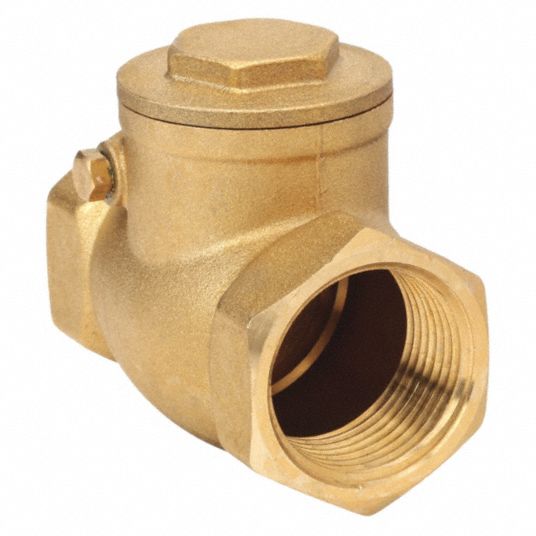 MILWAUKEE VALVE, Single Flow, Inline Swing, Swing Check Valve - 12K648 ...