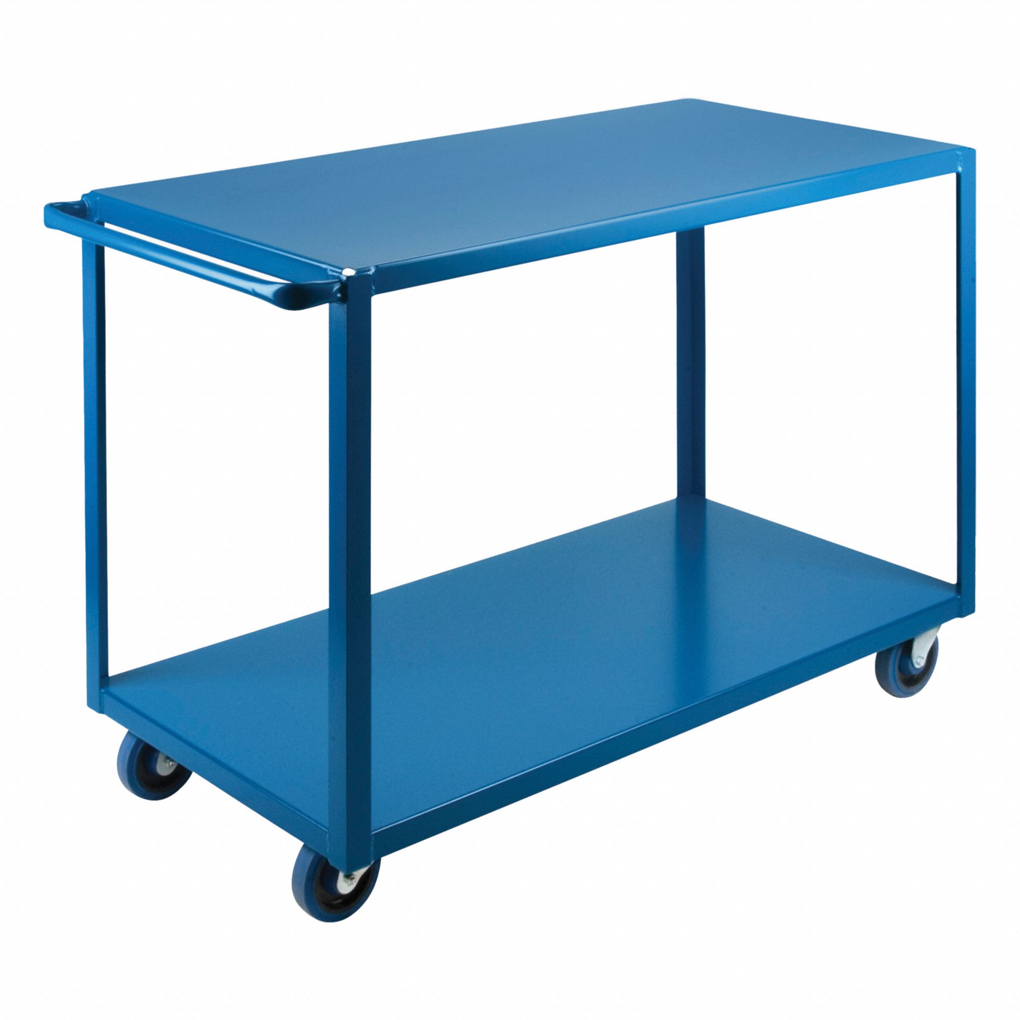 WELDED UTILITY CART, 1200 LBS, BLUE, 36 X 24 X 36 IN, STEEL/ENAMEL