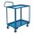 WELDED ERGONOMIC CART, 800 LBS, BLUE 32 X 20 X 37 IN, 16 GAUGE STEEL