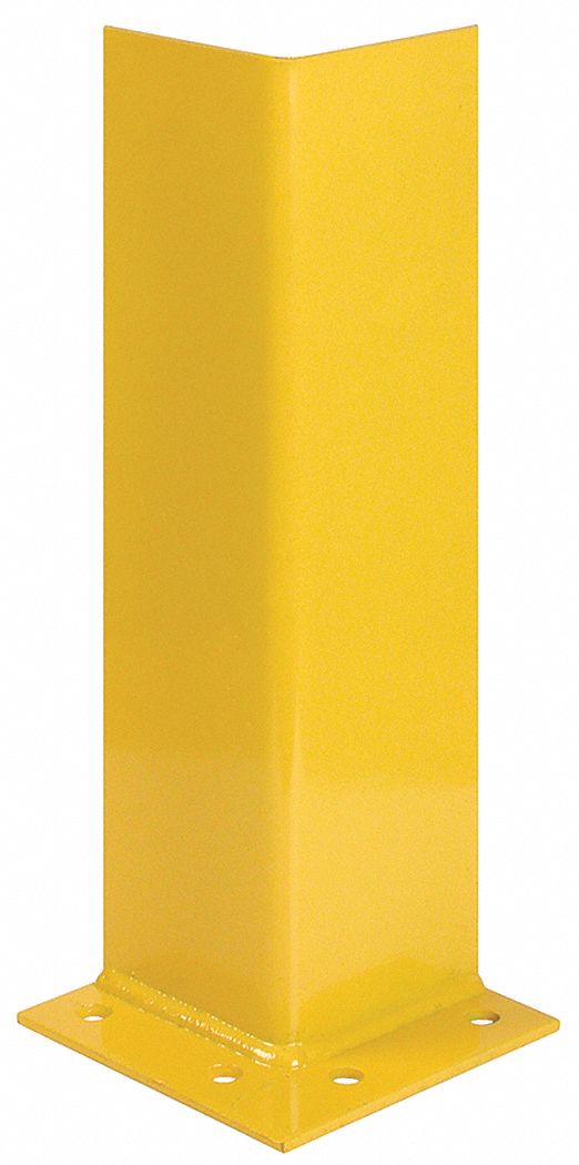 UPRIGHT PROTECTOR, YELLOW, 18 1/4 IN, STEEL