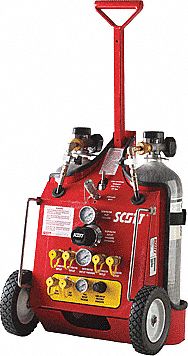 SCOTT AIR CART MOBILE 4OUT HANSEN AUX INL - Breathing Air Cylinder ...