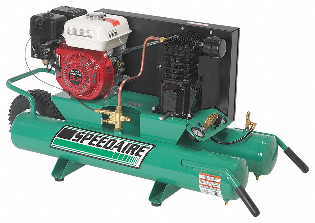 SPEEDAIRE COMPRESSOR SIR 5.5HP GAS ENGINE - Portable