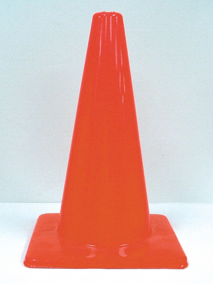 GRAINGER APPROVED CONE 18IN 3 LB Traffic Cones & Accessories