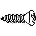 TAPPING SCREW, OVAL HEAD, PHILLIPS, TYPE A, SIZE 10, 10 X 1 1/2 IN, STAINLESS STEEL, PKG 100