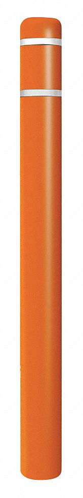 BOLLARD COVER,4-1/2" DIA.,52" H,ORANGE