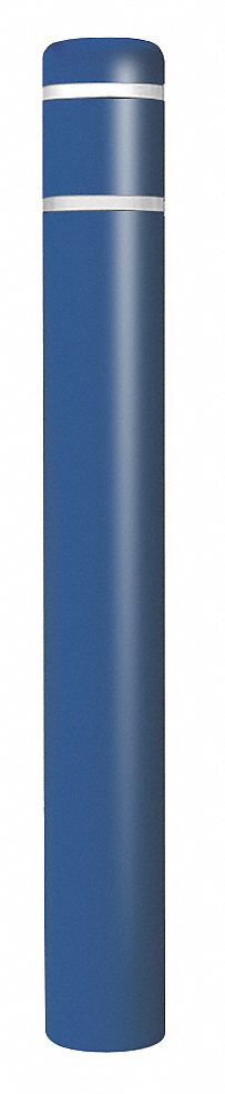 BOLLARD COVER,7 IN DIA.,60 IN H,BLUE